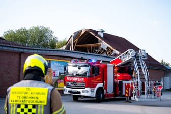 Supermarktdach in Ratzeburg eingestürzt