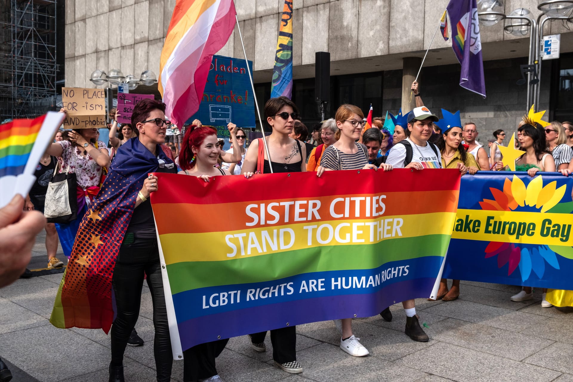Der "Dyke March" im vergangenen Jahr: Die Demonstration feiert ihr zehnjähriges Bestehen.