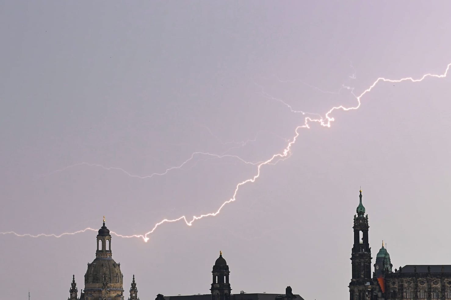 Gewitter in Dresden