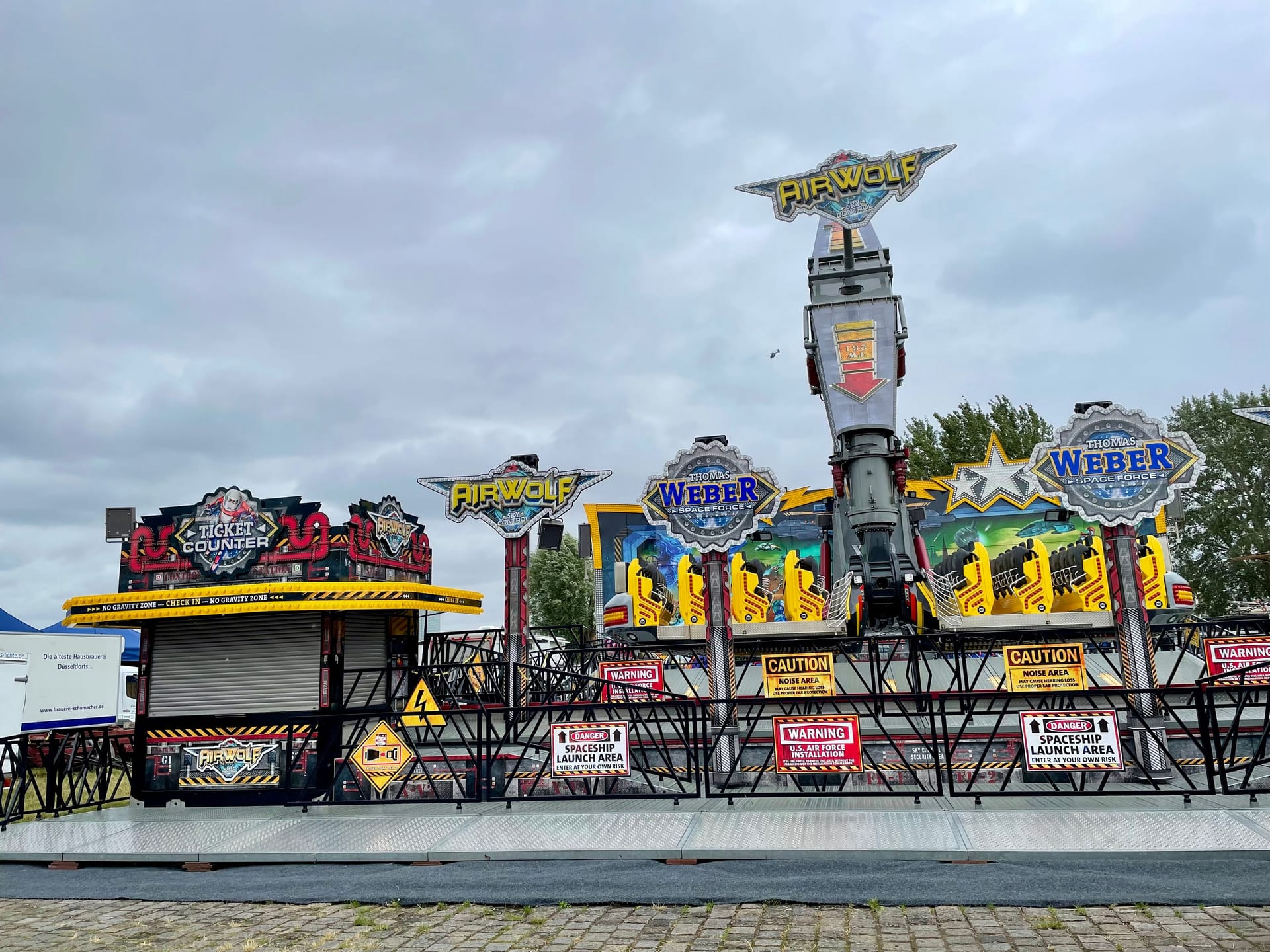 Startklar zum Abflug: der "Airwolf".