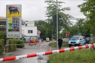 Schüsse an Konstanzer Tankstelle