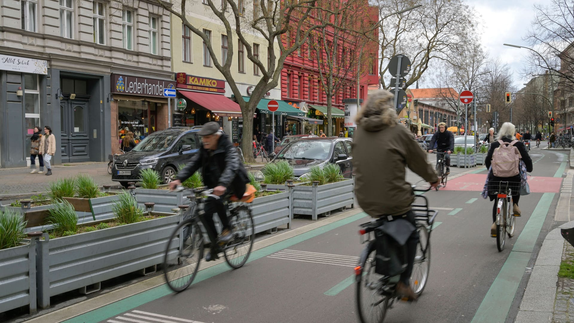 Bergmannstraße in Kreuzberg (Archivbild): Radfahrer müssen hier langsam fahren.