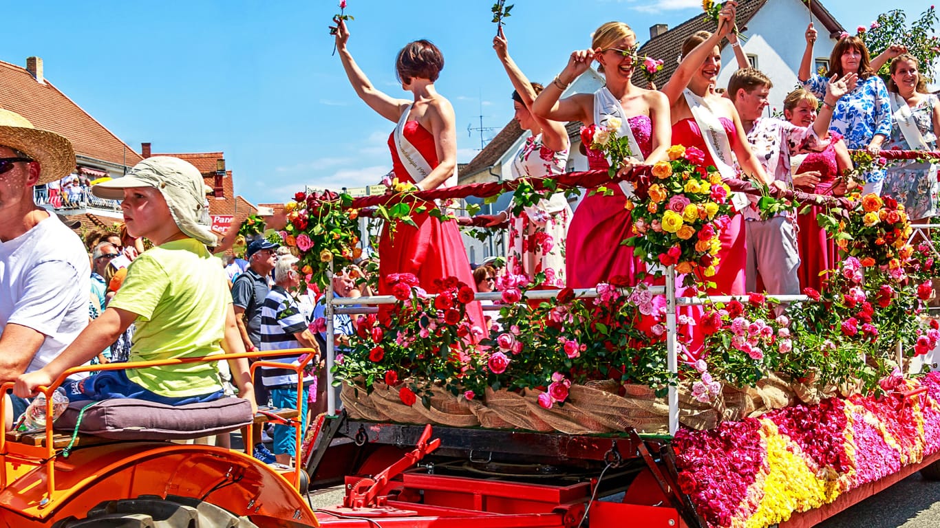 Steinfurther Rosenfest (Archivbild): Dieses Jahr verspricht das Fest besonders bunt zu werden.