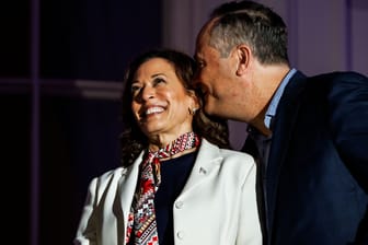 Kamala Harris und Doug Emhoff: Das Paar ist seit zehn Jahren verheiratet.