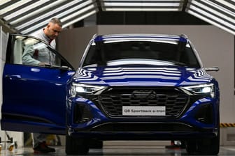 Vorstellung des Audi Q8 e-tron im Brüsseler Werk (Archivbild): Der Chef von Audi Brussels erklärt, dass noch keine finale Entscheidung bezüglich des Werks in Brüssel getroffen sei.