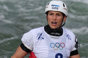 Ricarda Funk: Die Slalom-Kanutin konnte es kaum glauben.