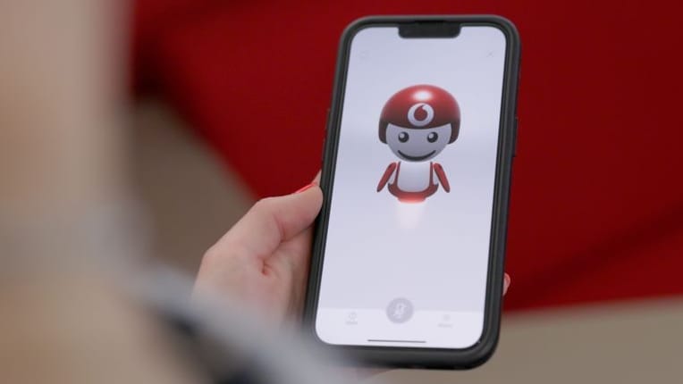 Kundenservice-Chatbot "TOBi": Vodafones digitaler Assistent wird zum sprechenden Avatar.