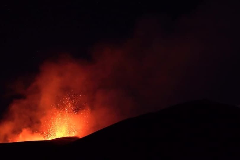 Erneuter Ausbruch: Der Ätna spuckt Lava.