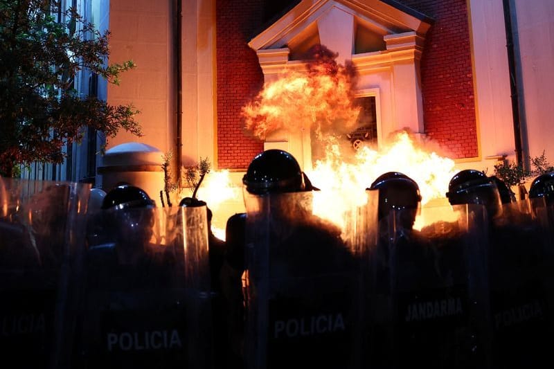 ALBANIA-PROTEST/