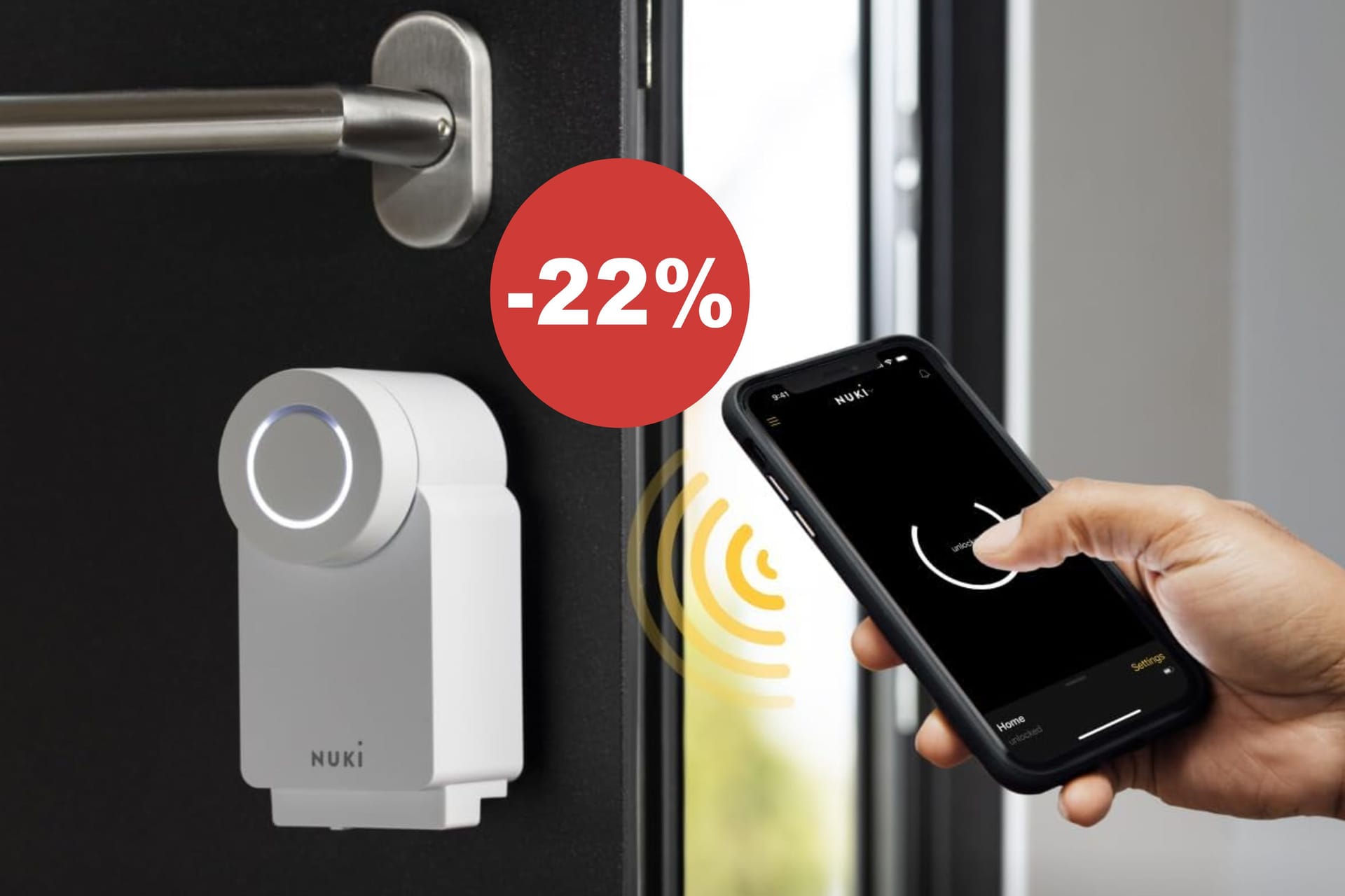 Bei Amazon bekommen Sie heute ein Nuki Smart Lock der 4. Generationen besonders günstig im Angebot.