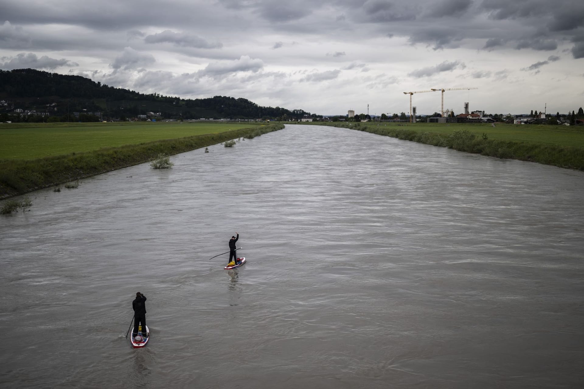 Verbesserung des Hochwasserschutzes am Rhein