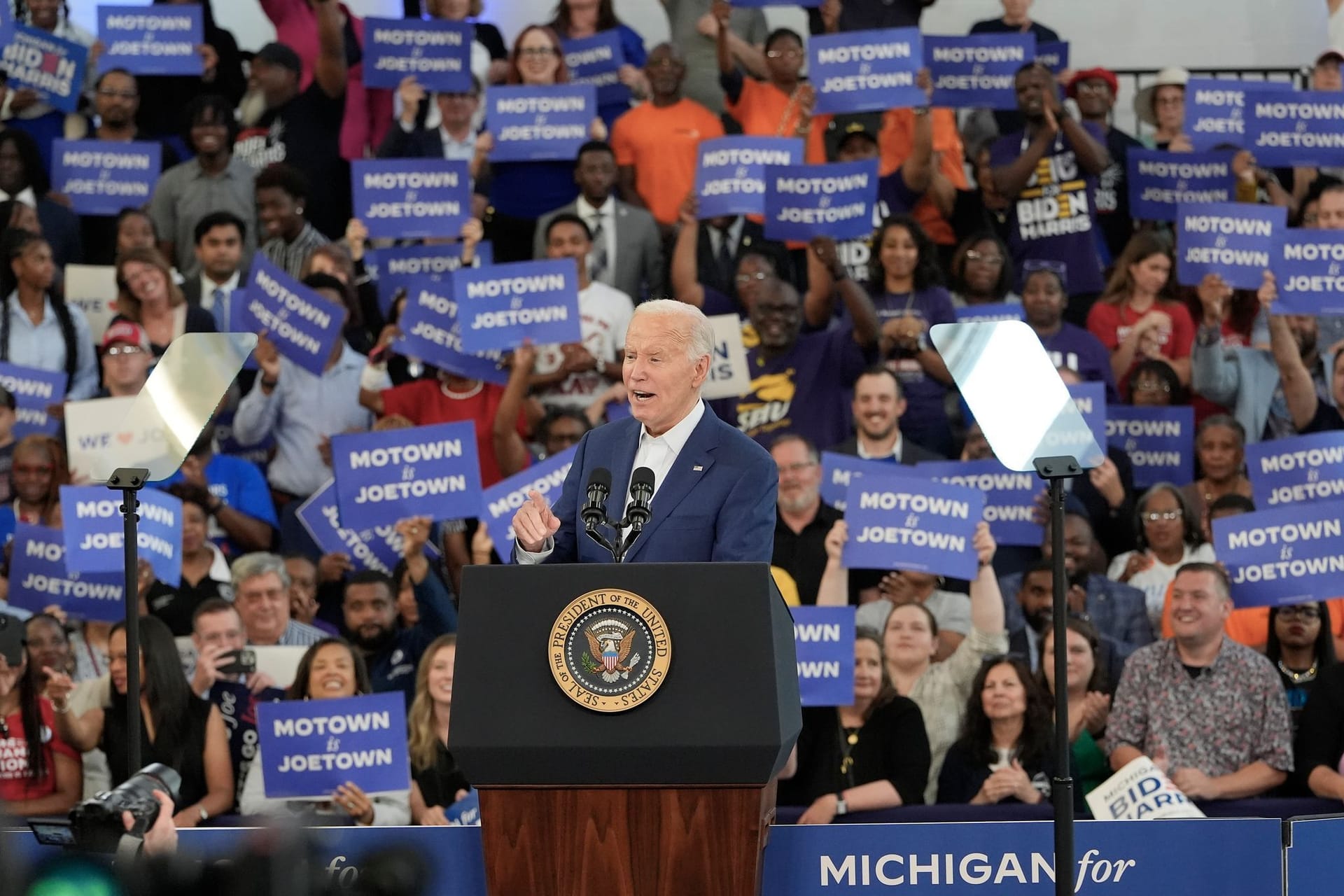 Wahlkampf in den USA - Biden in Detroit