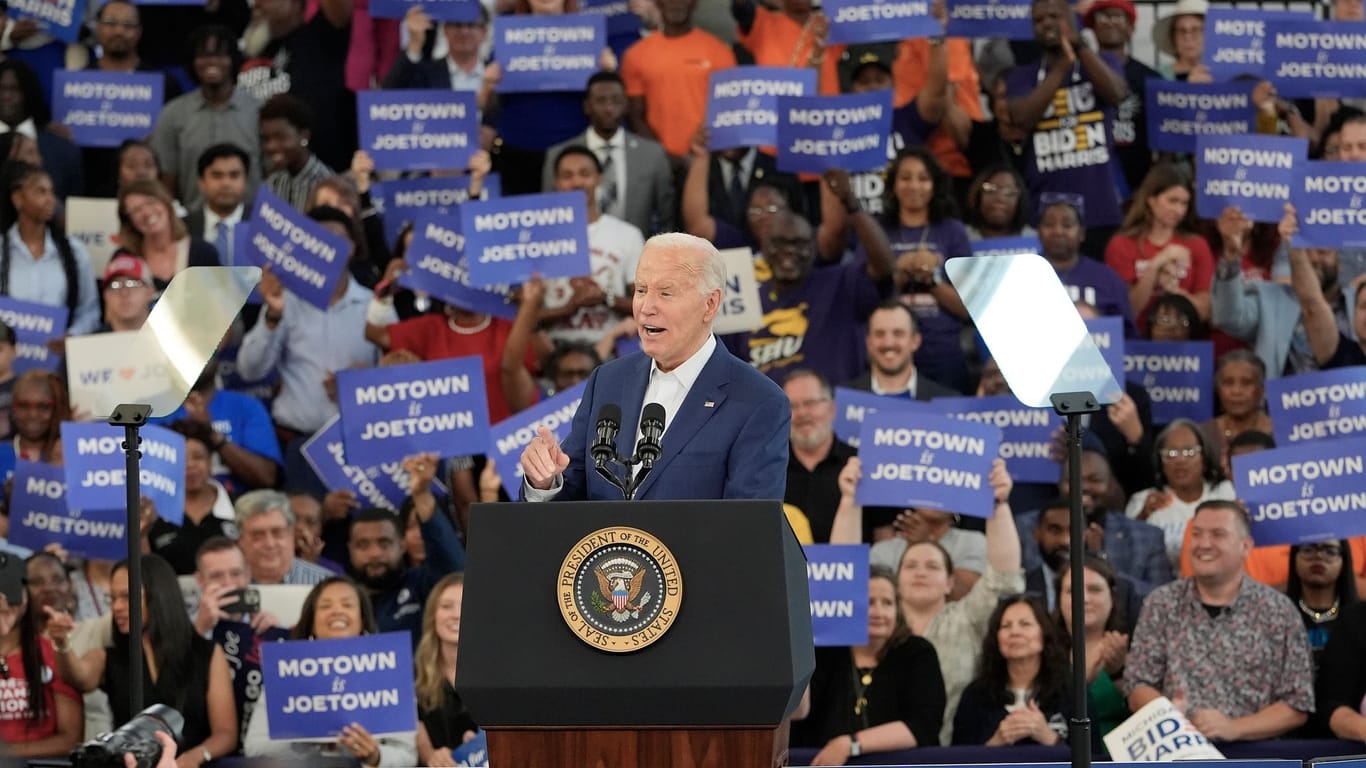 Wahlkampf in den USA - Biden in Detroit