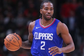 Kawhi Leonard im Trikot der Los Angeles Clippers. Der Forward sollte eigentlich mit dem Team USA in Paris um die Goldmedaille spielen.