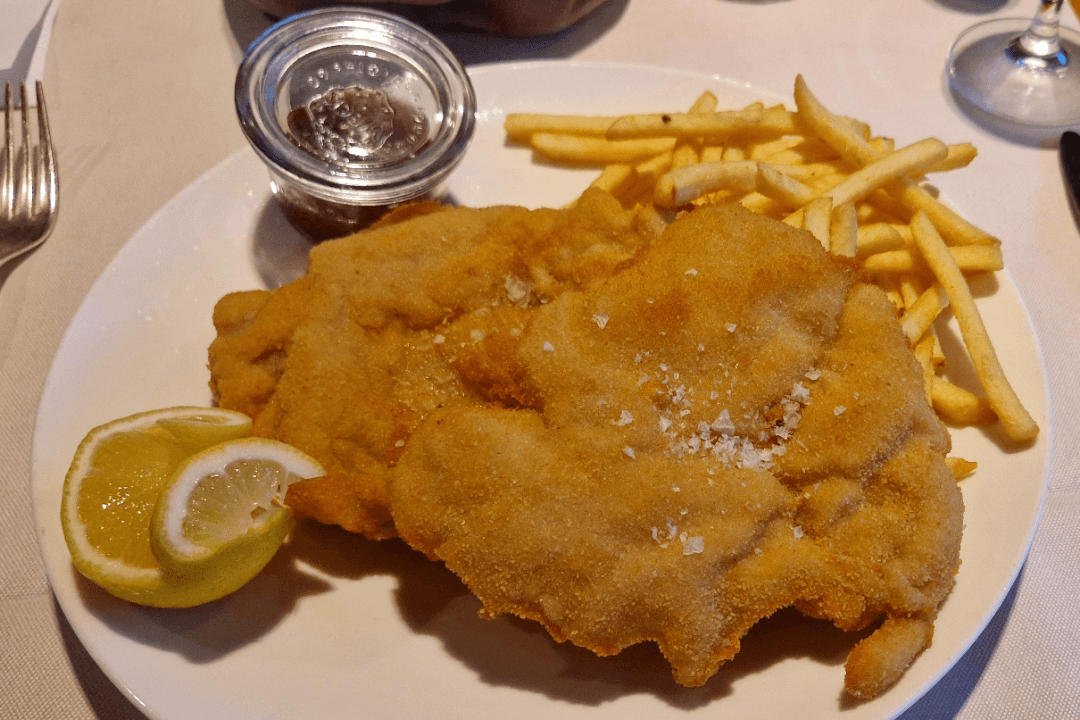 Ein Schnitzel, das im Internet für breite Diskussion sorgte.