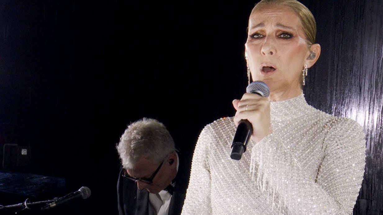 Céline Dion: Die Musikerin trat bei der Eröffnungsfeier auf.