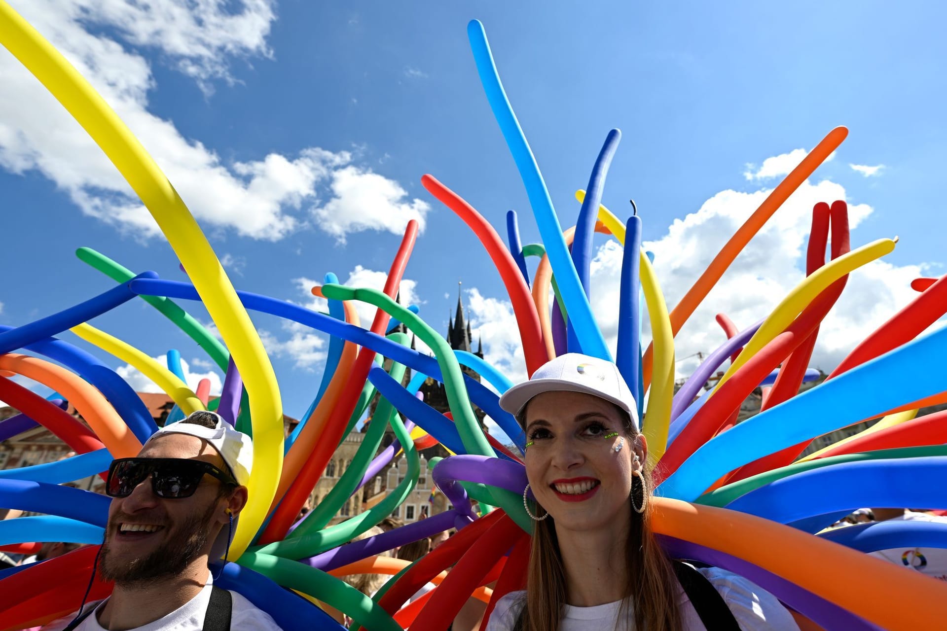 Teilnehmer am Prague Pride Festival 2024