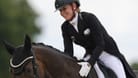 Jessica von Bredow-Werndl mit Dalera ritt mit Dalera zur Goldmedaille für die Dressur-Mannschaft.