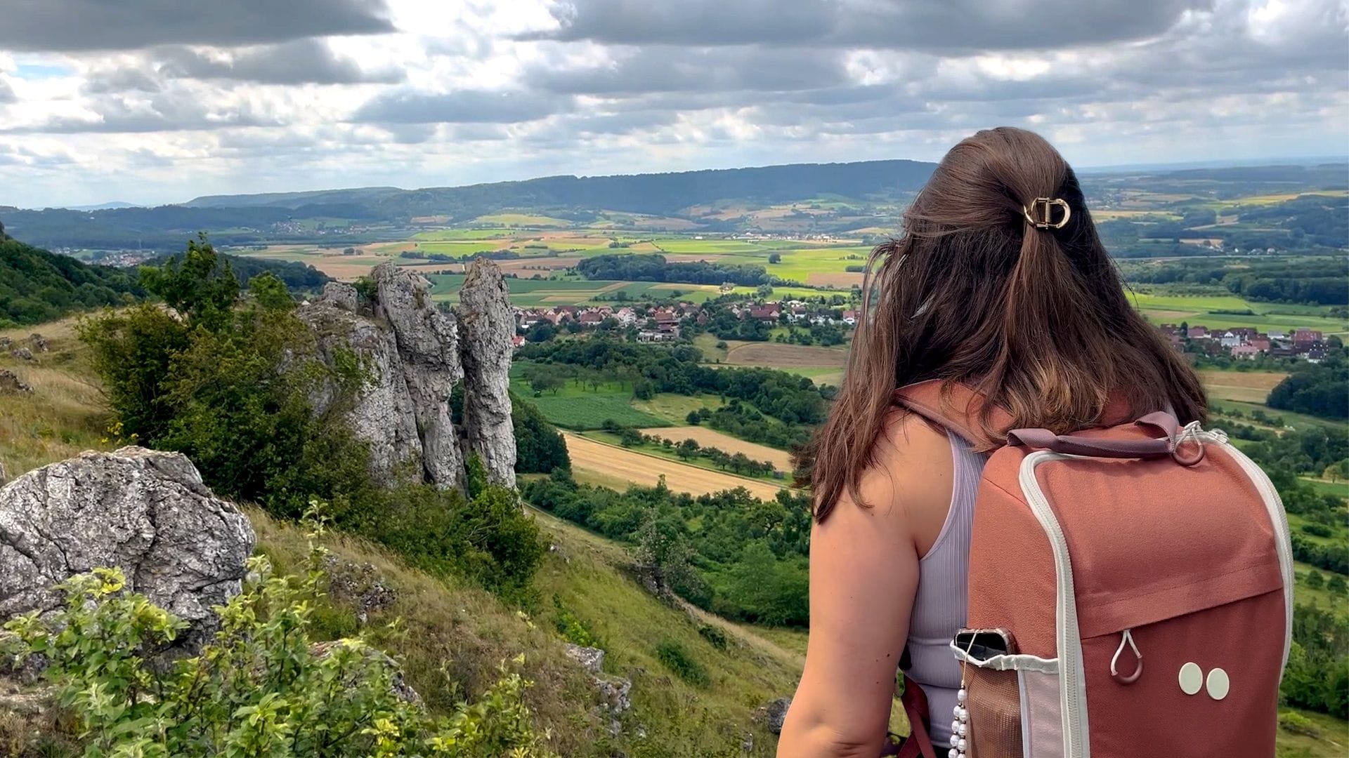 Aussicht vom Gipfel des Walberlas