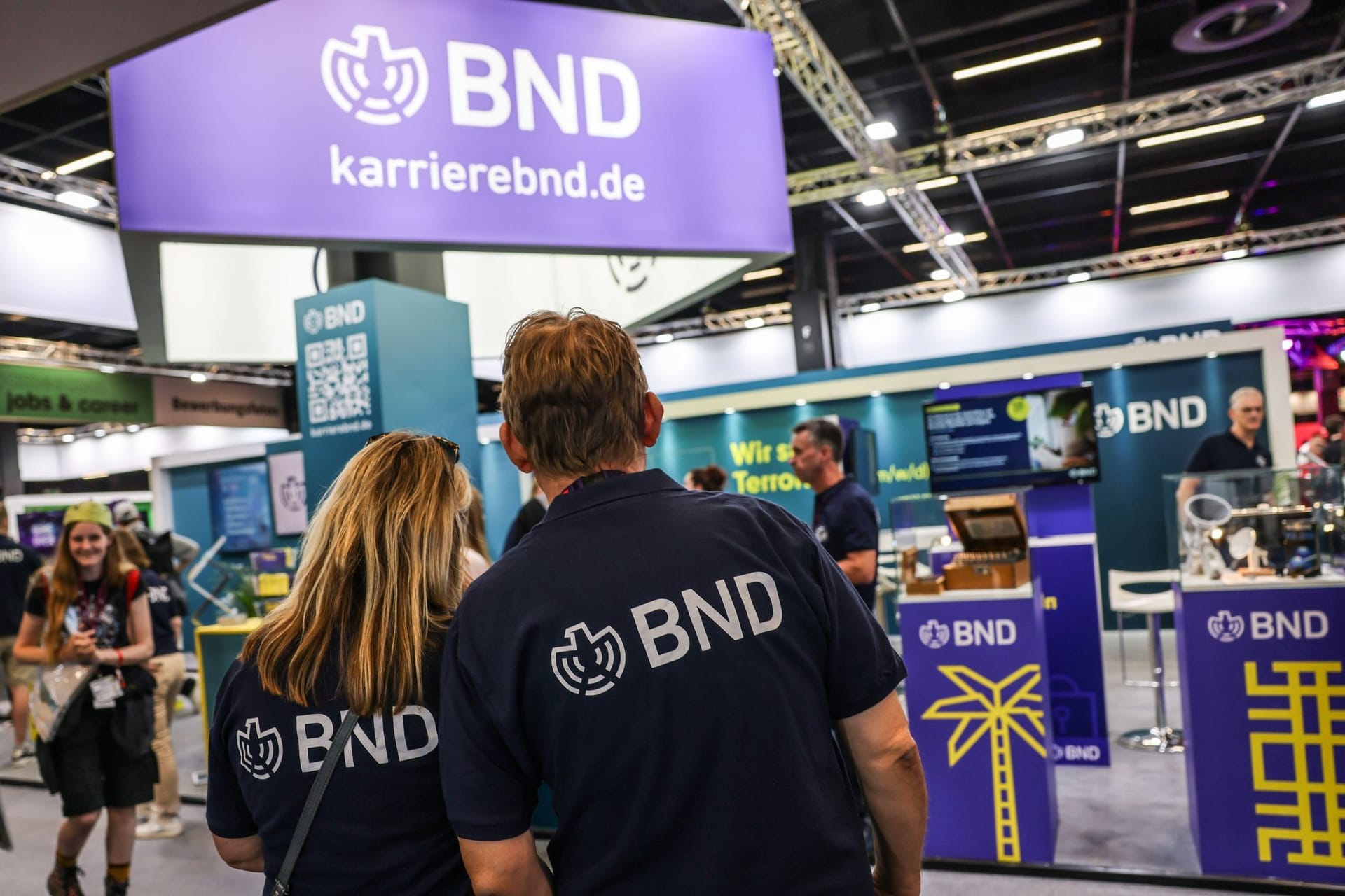 BND-Stand bei Gamescom