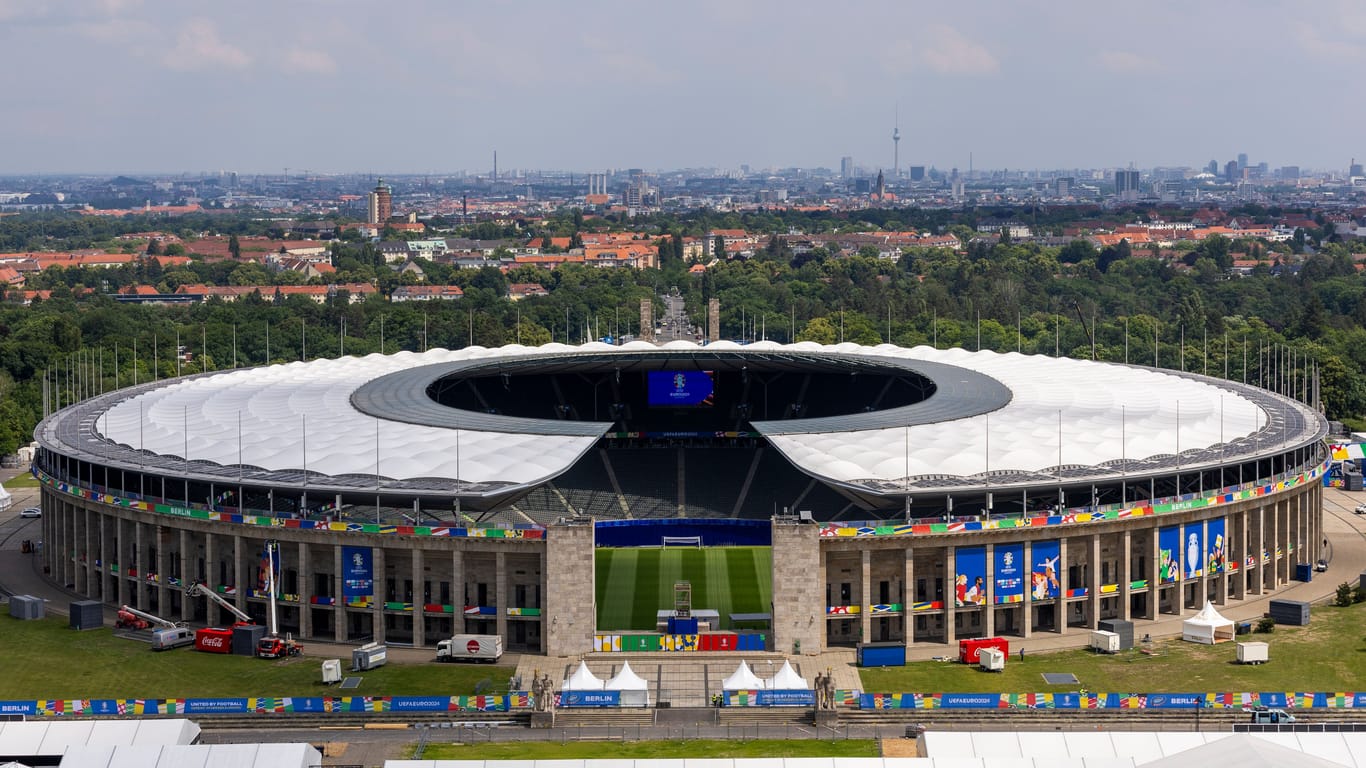 Das Olympiastadion in Berlin: Es bietet aktuell 74.475 Sitzplätze.