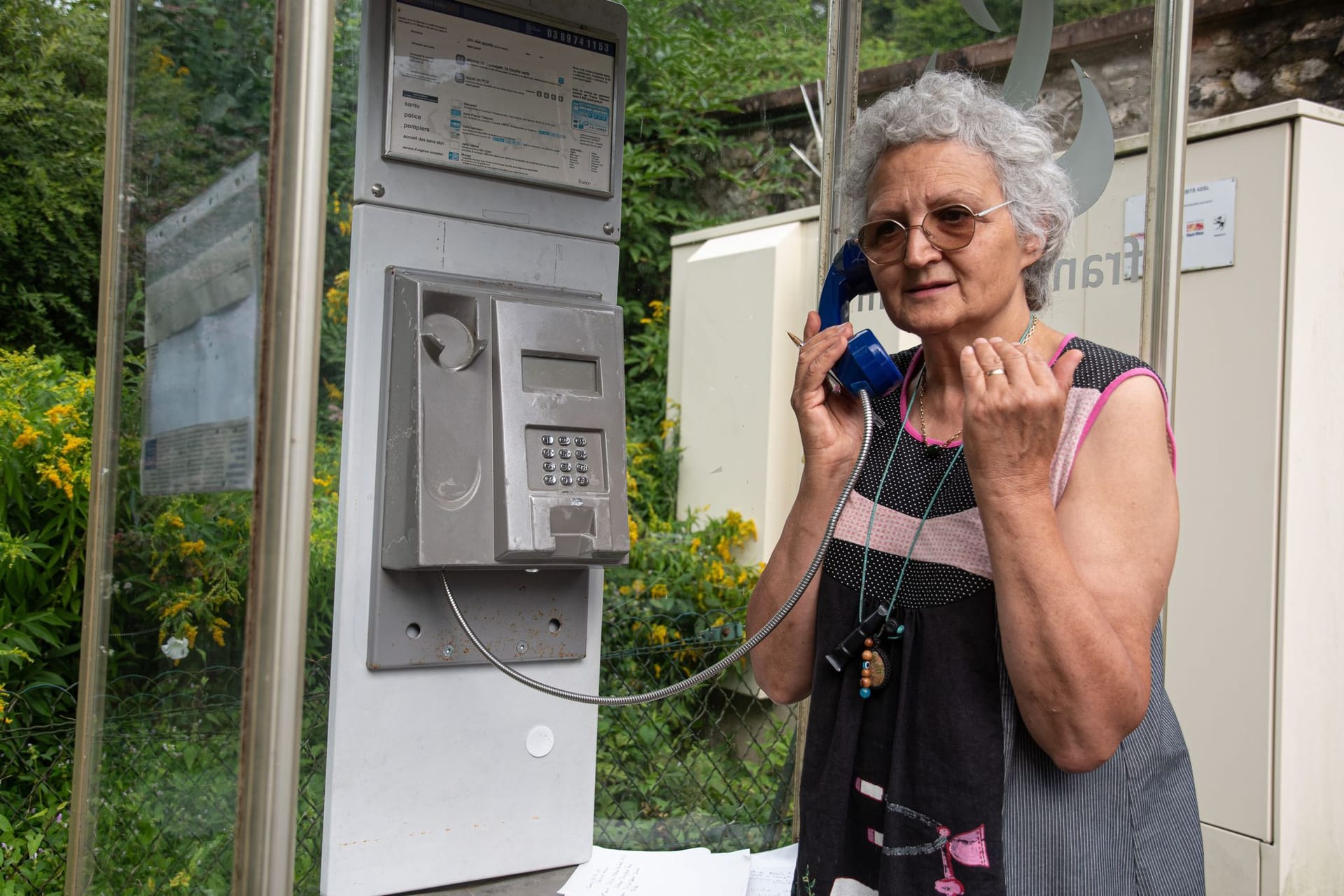 Telefonzelle in Frankreich