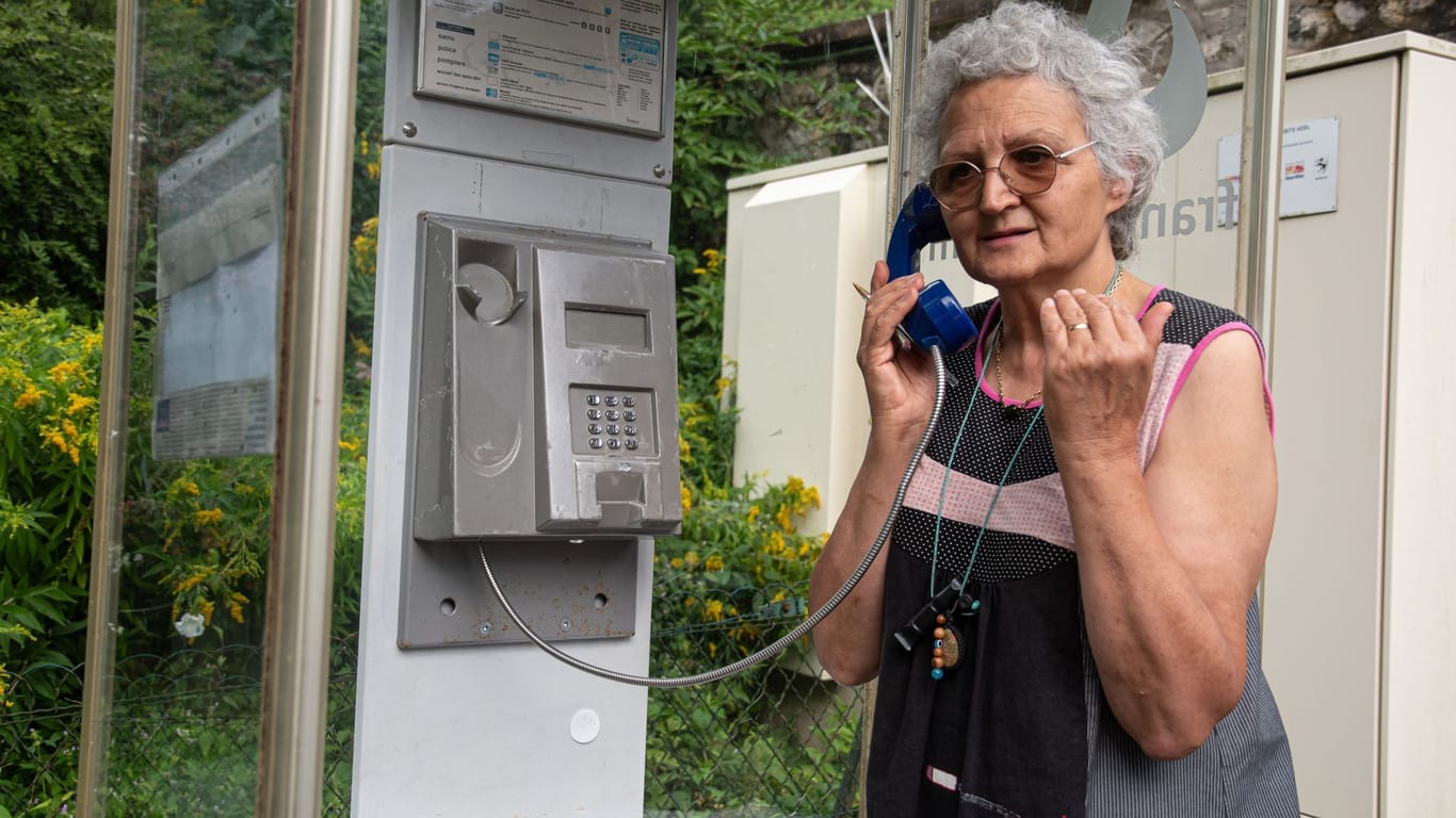 Telefonzelle in Frankreich