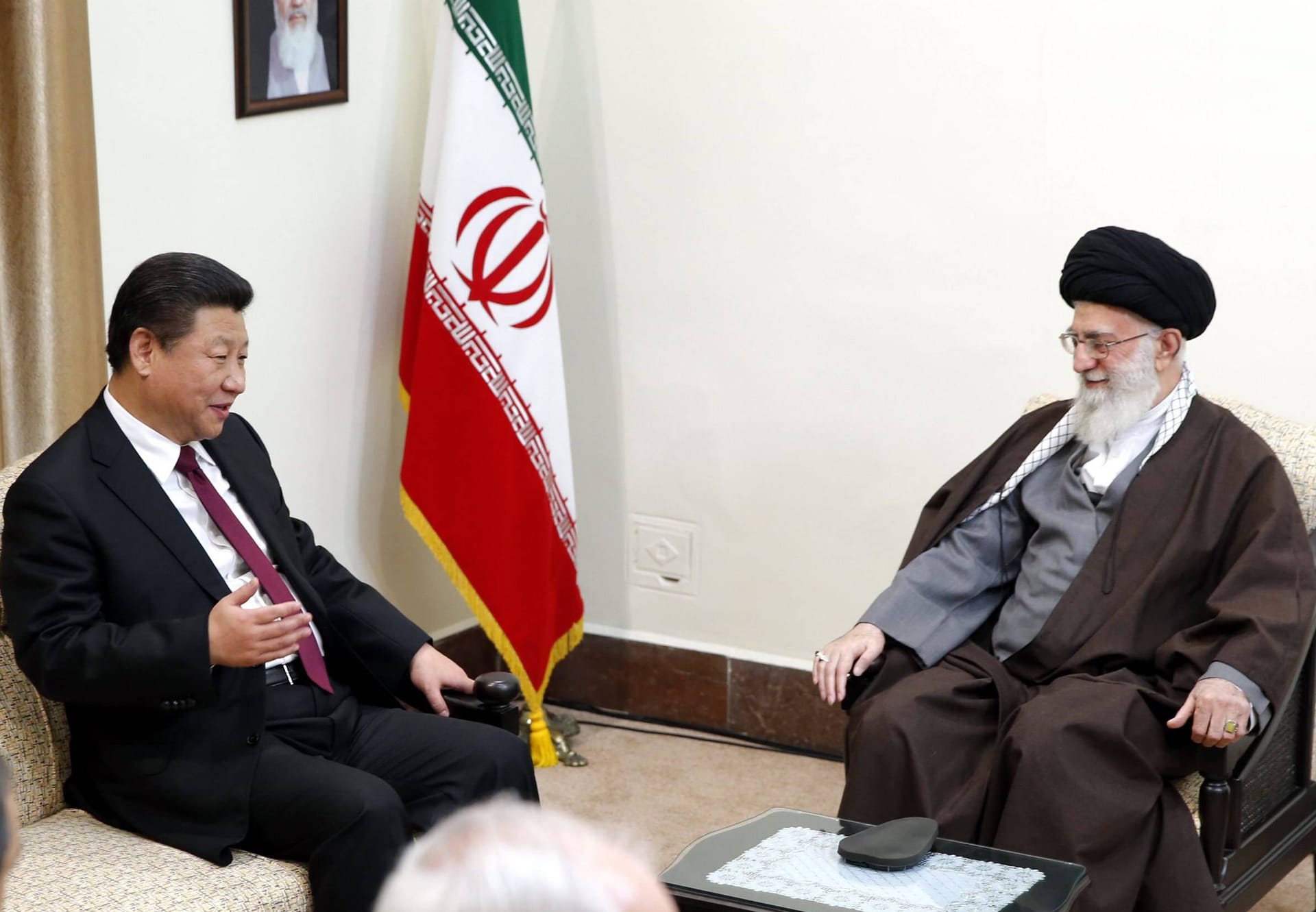 Xi Jinping und Ayatollah Khamenei (Archivbild): Der Iran arbeitet viel mit China zusammen.