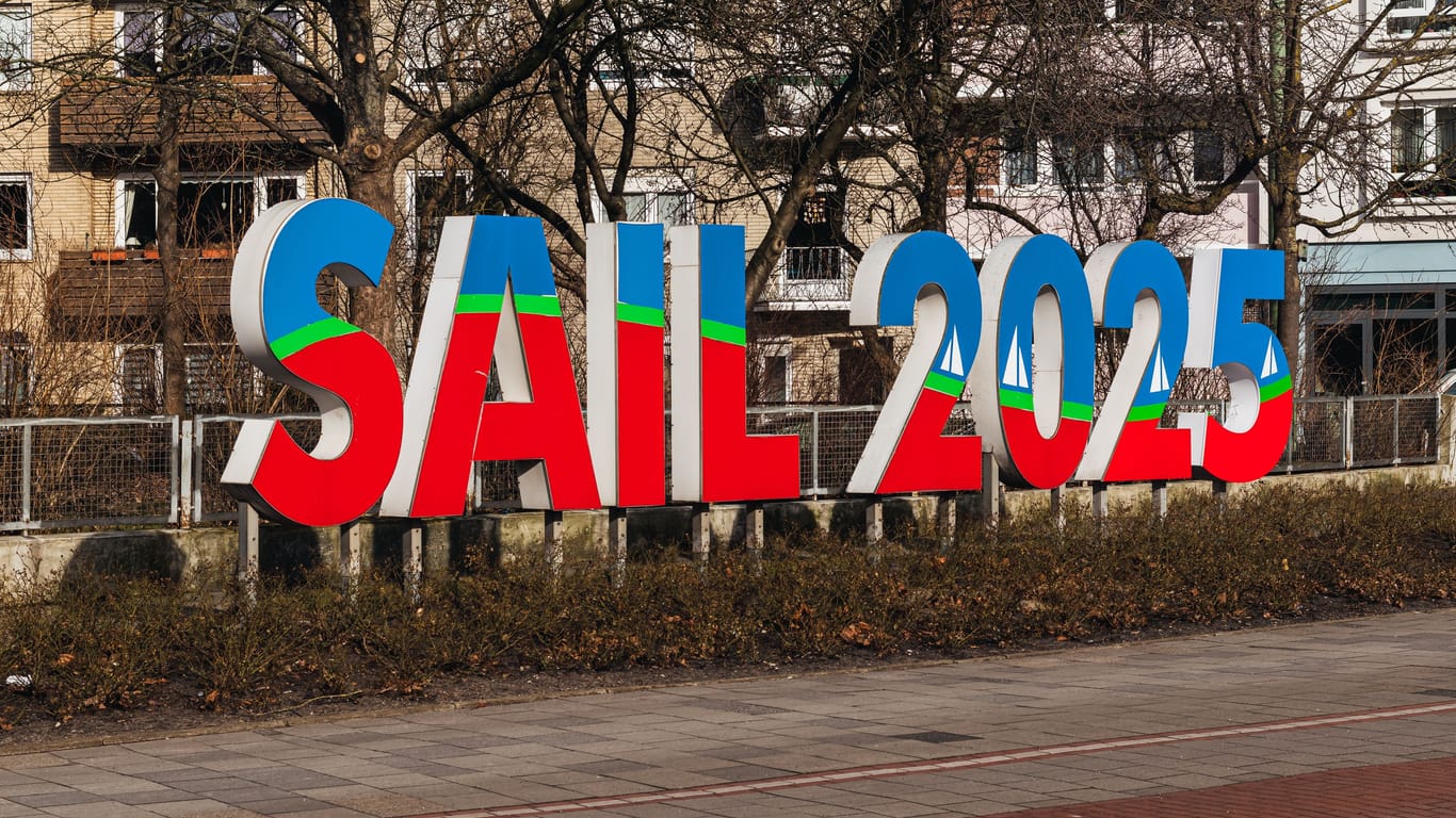 Das offizielle Logo der Sail 2025: Außergewöhnliche Schiffe sind hier zu bestaunen.