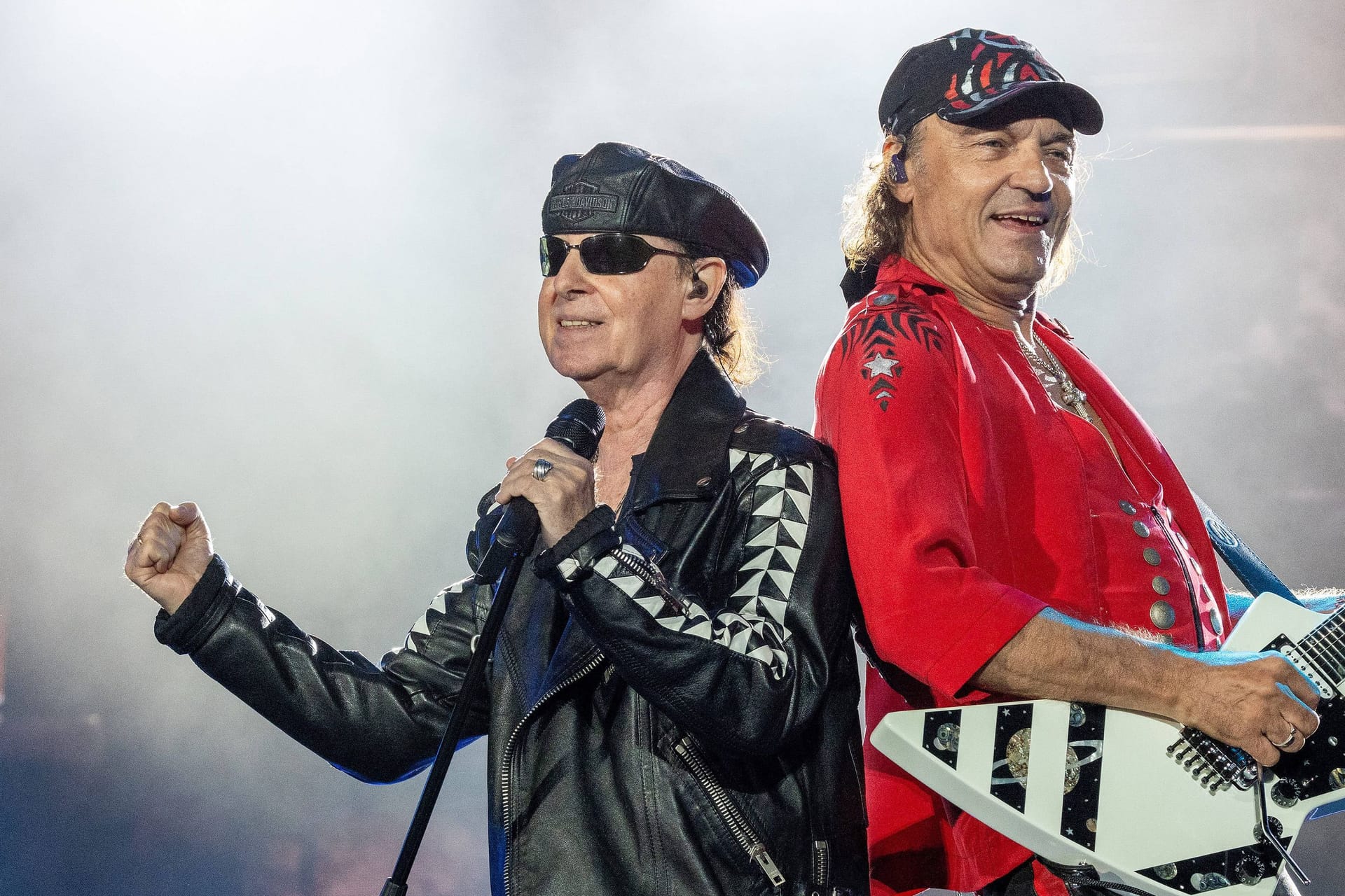 Klaus Meine und Matthias Jabs: Der Sänger und der Gitarrist wollten mit den Scorpions durch Deutschland touren.