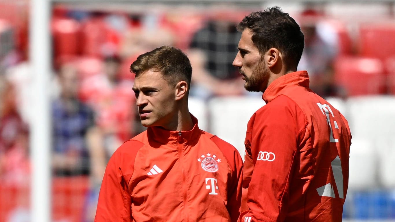 Joshua Kimmich (l.) und Leon Goretzka sind gute Freunde.