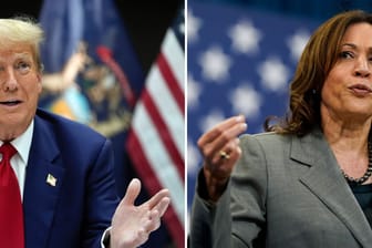 Wahlkampf in den USA - Trump - Harris