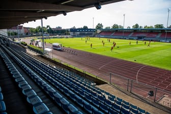 Das Fredriksskans IP in Kalmar: In diesem Stadion spielt der Fußballklub Kalmar AIK FK.