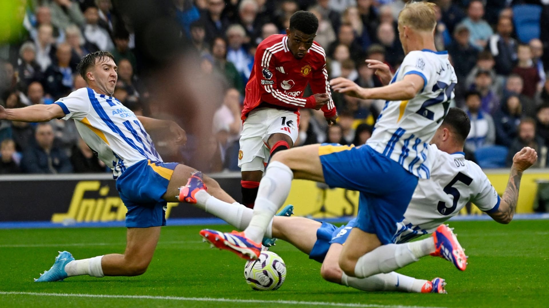 Amad Diallo trifft für United.