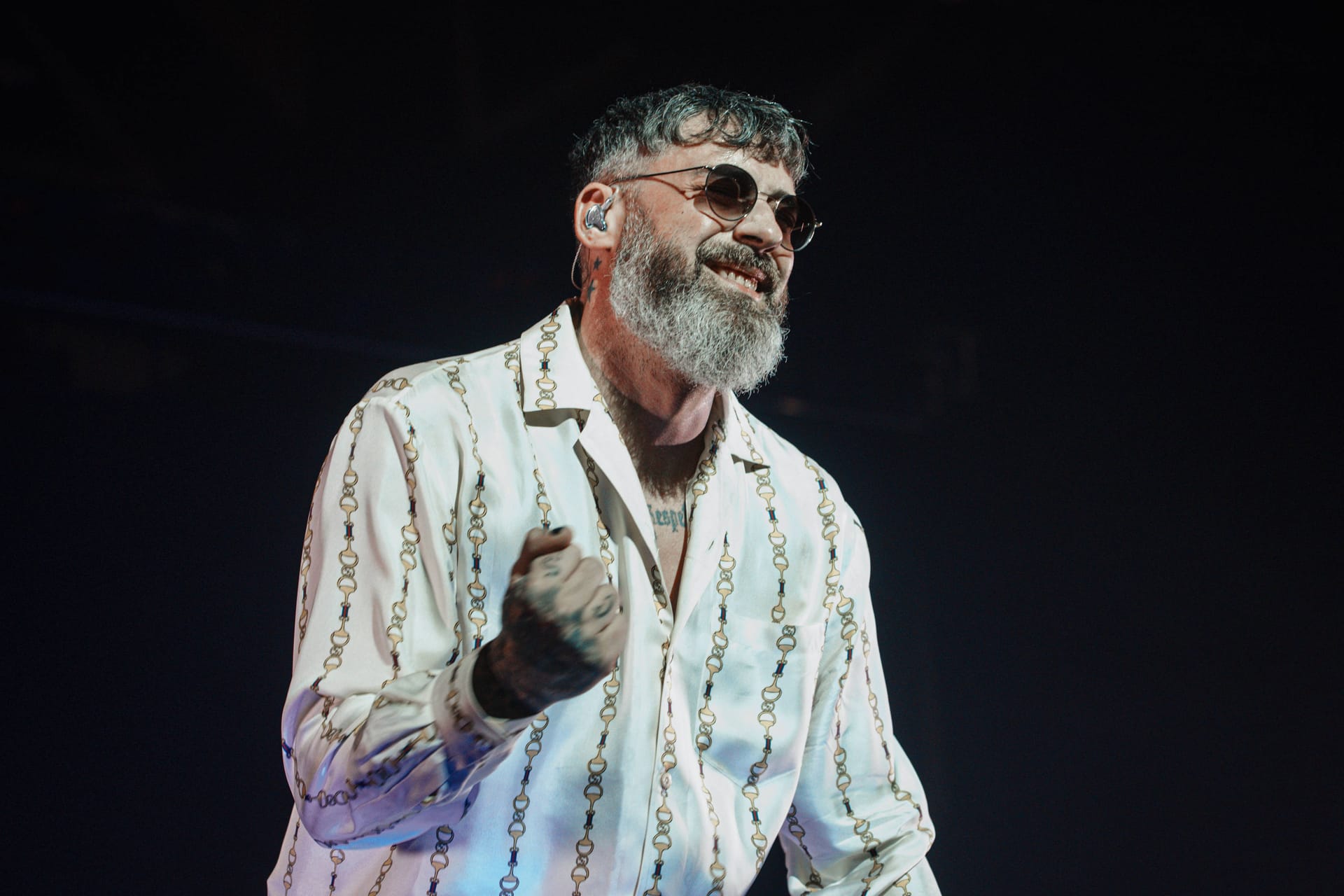 Rapper Sido bei einem Auftritt in der Max-Schmeling-Halle (Archivfoto).