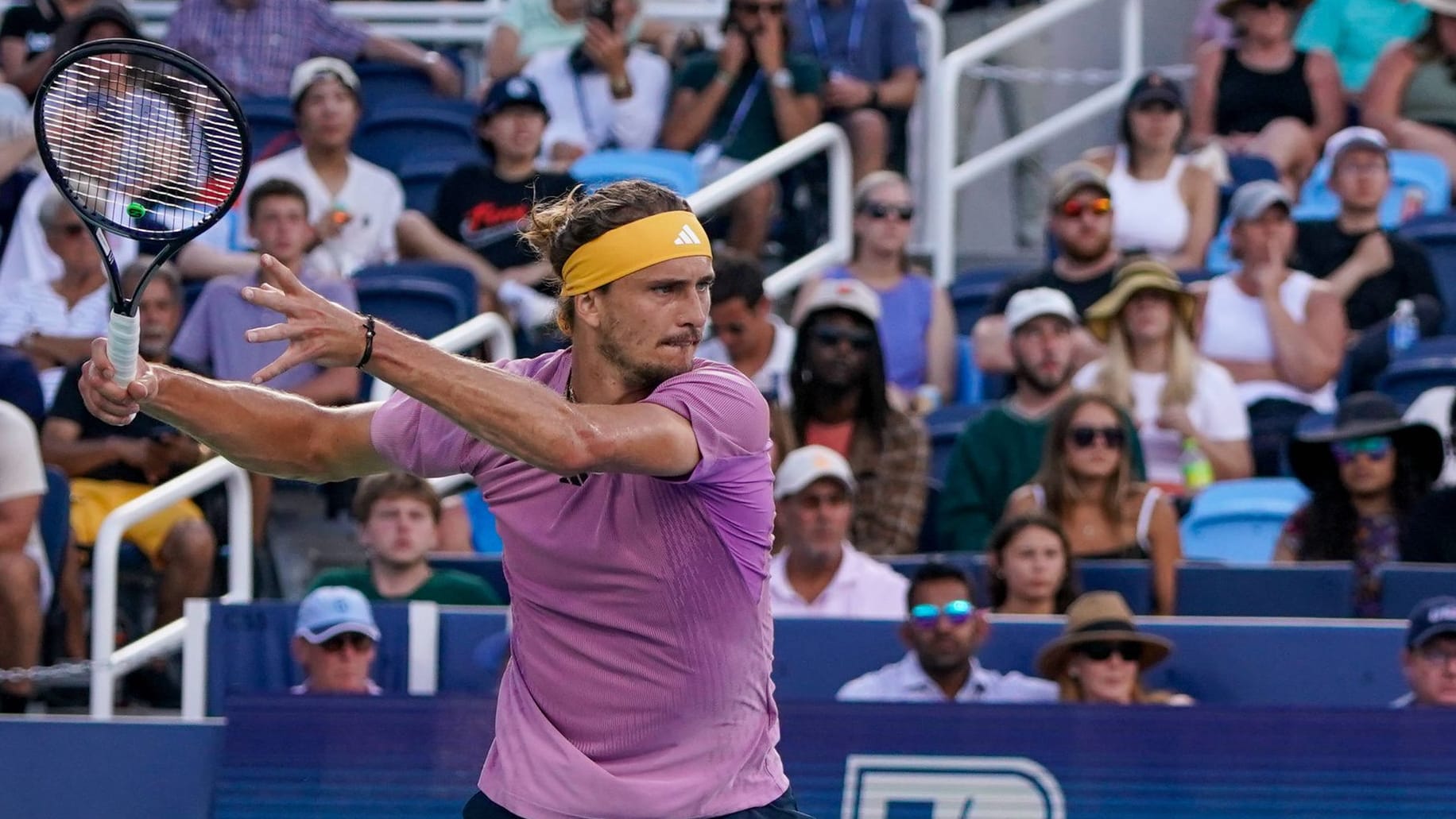 Alexander Zverev: Das deutsche Tennis-Ass hatte bei den US Open Losglück.