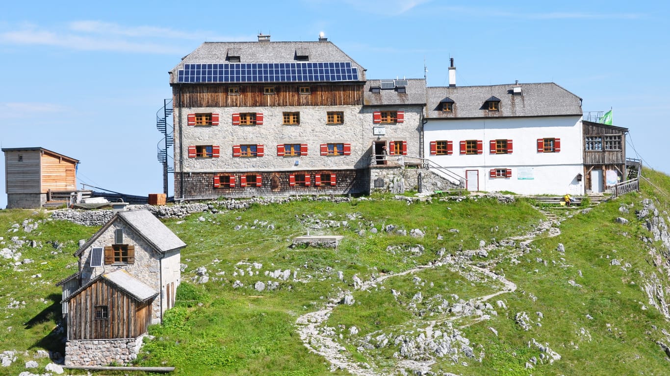 Das Watzmannhaus: Rund 12,800 Besucher übernachteten dort im vergangenen Jahr.