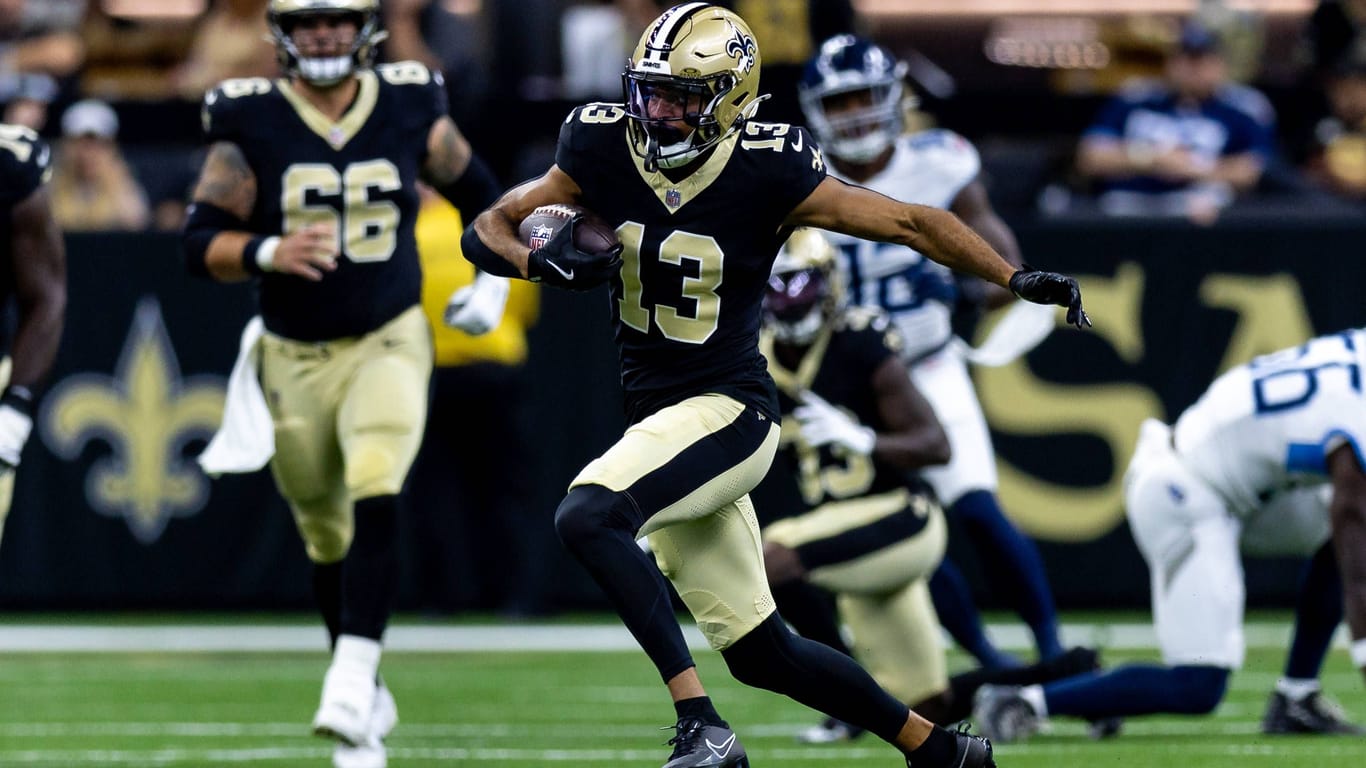 Nicht mehr im Trikot der New Orleans Saints: Equanimeous St. Brown, hier in der Saisonvorbereitung mit dem Team.