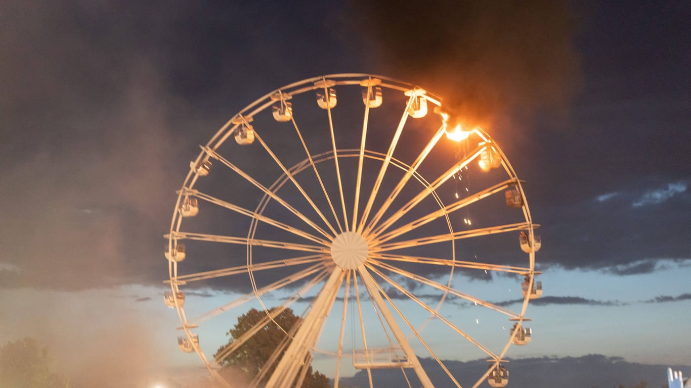 Das Riesenrad auf dem Highfield Festival (Archivbild): 23 Personen wurden bei dem Vorfall verletzt.