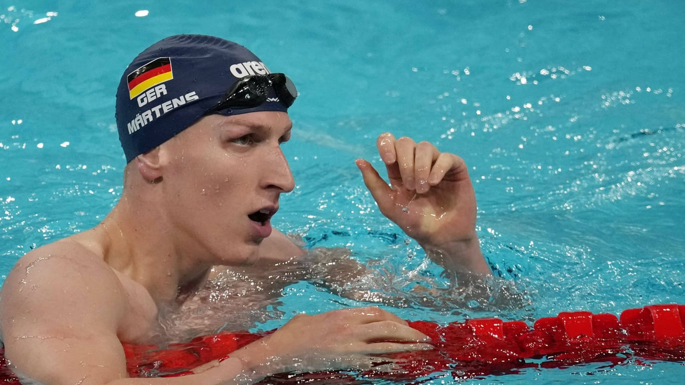 Lukas Märtens: Er gewann Gold über die 400 Meter Freistil.