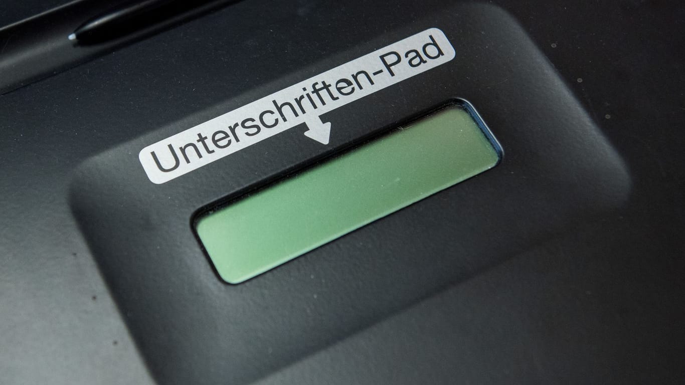 Unterschriften-Pad