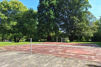 Die Badmintonfelder im Grugapark (Archivbild): Schon bald sollen sie erneuert werden.