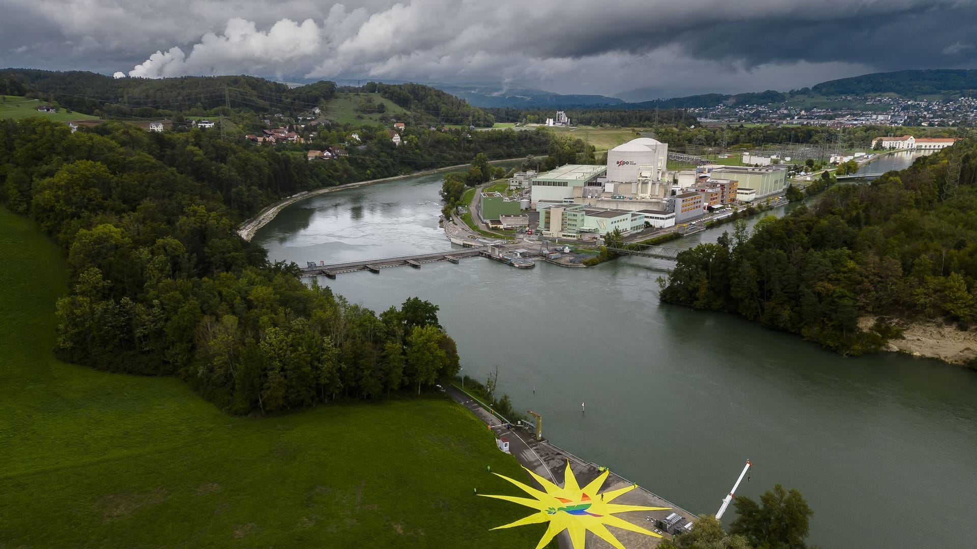 Greenpeace-Aktivisten in der Schweiz Greenpeace-Aktivisten in der Schweiz