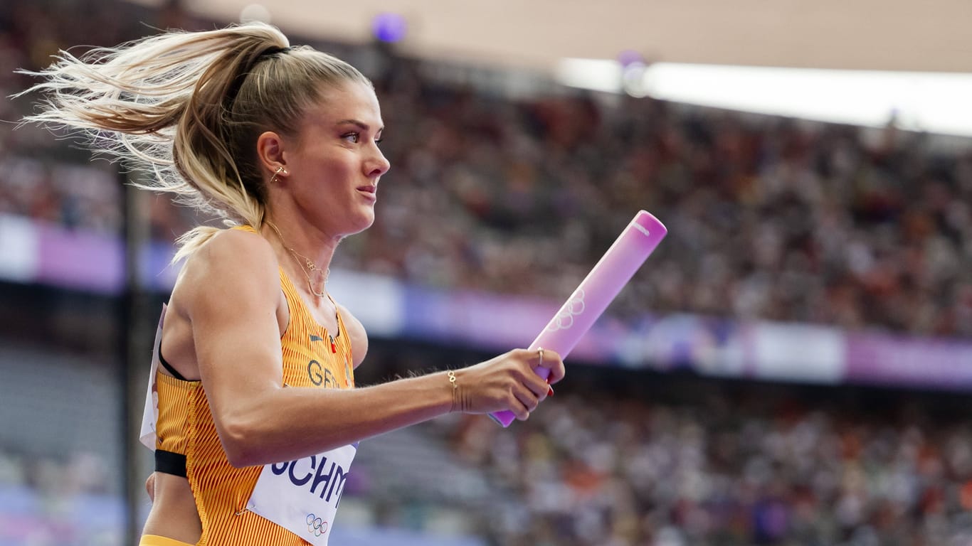 Alica Schmidt: Sie war Teil der 4x400 Meter-Mixed-Staffel.