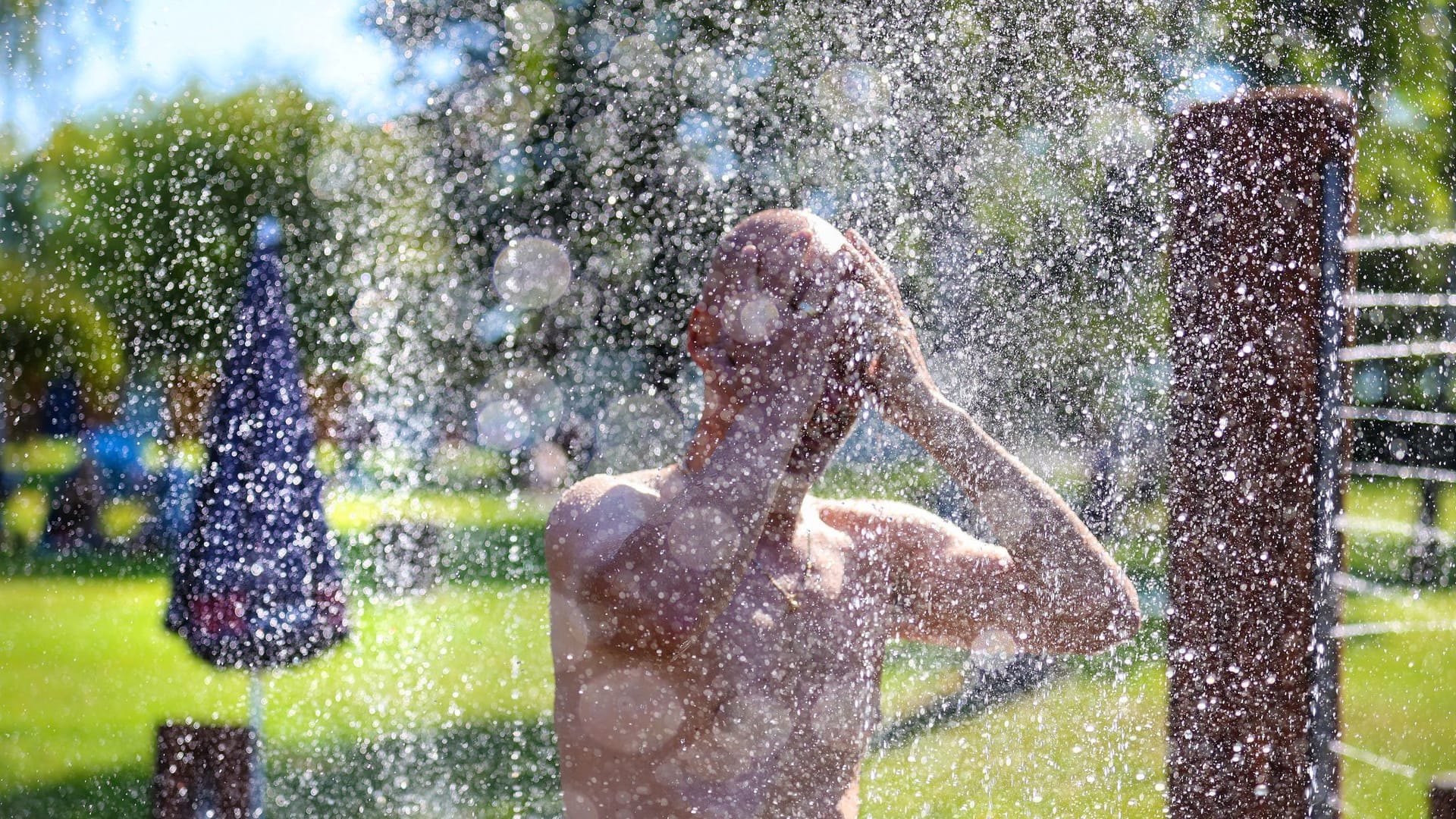 Heißes Sommerwetter in Baden-Württemberg