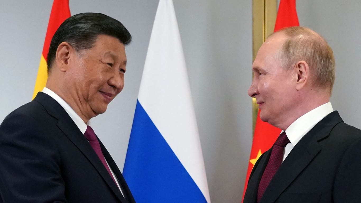 Warten auf die Schwäche des Westens: Chinas Präsident Xi Jinping und Russlands Präsident Wladimir Putin.