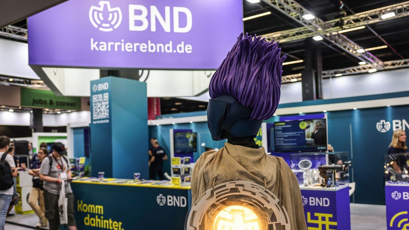 BND-Messestand bei der Gamescom