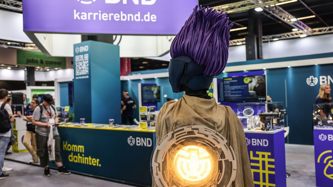 BND-Messestand bei der Gamescom