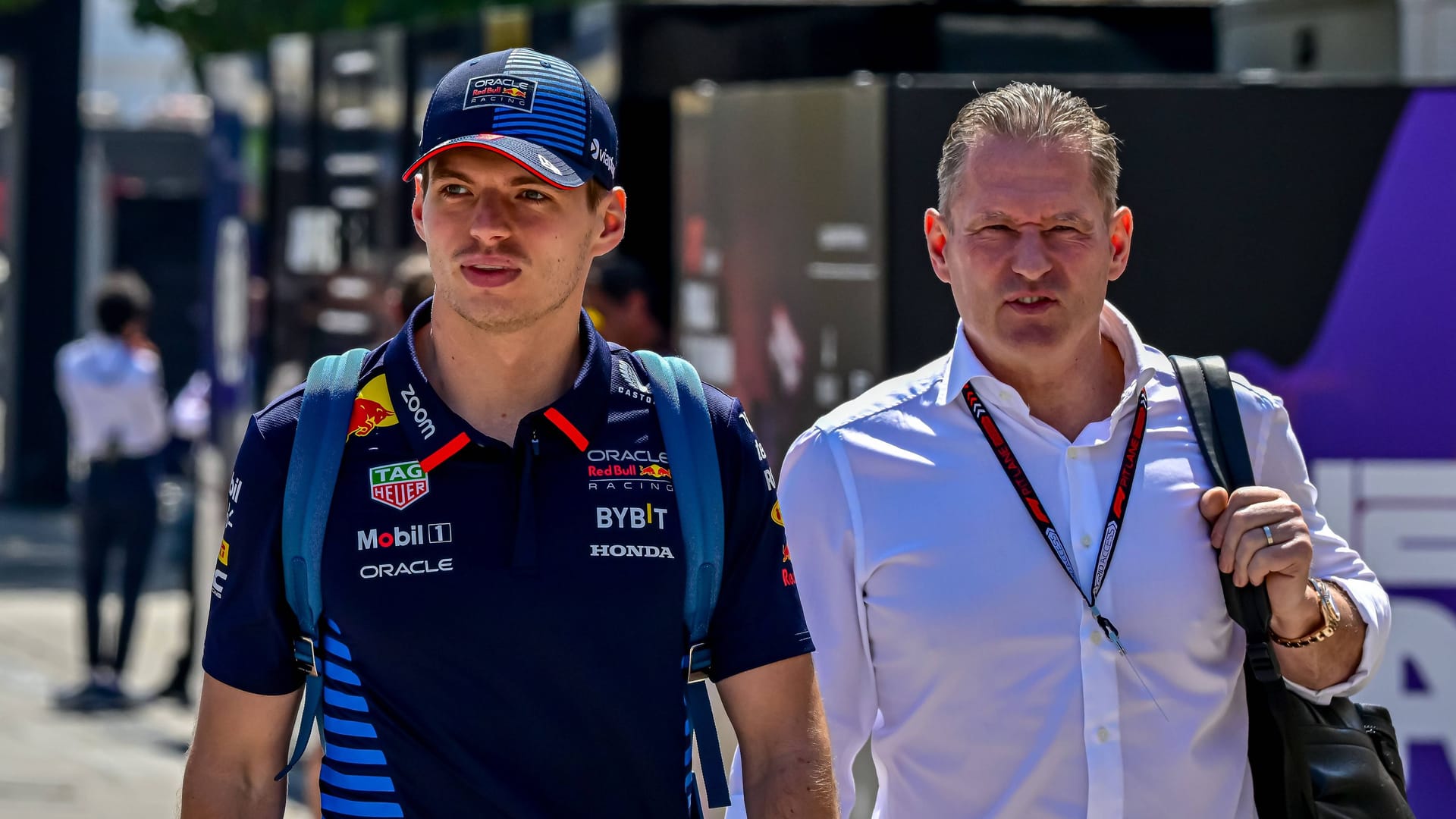 Max und Jos Verstappen: Der F1-Fahrer wurde in Zandvoort nur Zweiter.