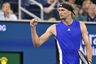 Alexander Zverev: Er musste für seinen Achtelfinaleinzug hart arbeiten.